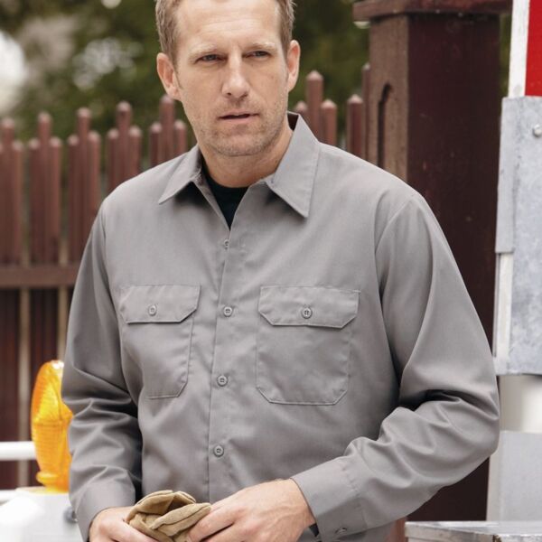Men's Utility Long Sleeve Work Shirt Thumbnail